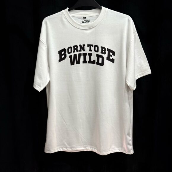 Wild Front Printed Drop Shoulder T-Shirt - Image 3